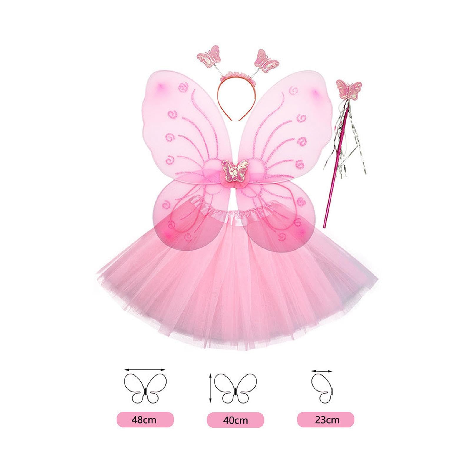 ピンク 蝶の羽 36個セット 子供用 コスチューム 誕生日 結婚式 Amazon.co.jp: Simhoa 女の子の妖精の衣装蝶の羽の衣装子供